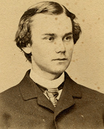 John Hay, assistant secretary to President Lincoln, seen in 1862